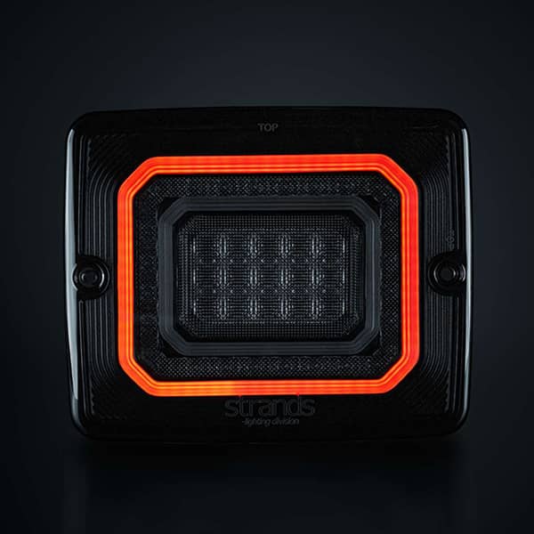 Photo 3 du Feu Arrière carré FOR9T Illusion Fonction Stop / Recul 10-40V